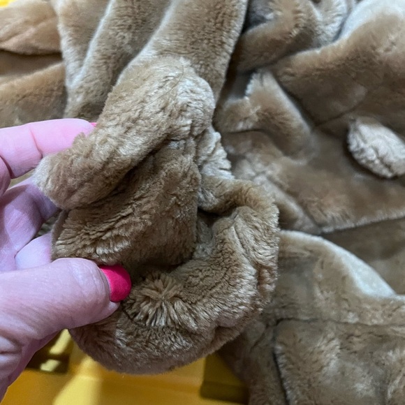 Baby 3-6 months Brown Winter Snowsuit Warm Bundling Cold Weather Footed Pj’s - Picture 9 of 13